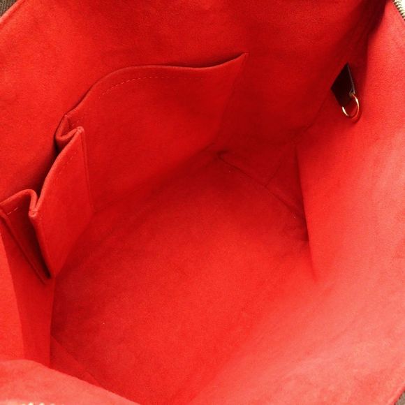 Louis Vuitton Damier Saleya PM Ebene Tote Bag Brown - Picture 7 of 7